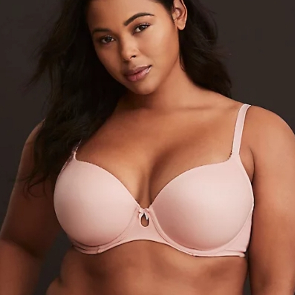 Torrid Curve Body t-shirt bra light pink 48C